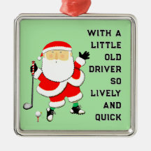 Golf met kerstcadeau