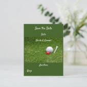 Golf met liefde briefkaart (Staand voorkant)