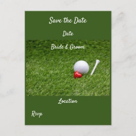 Golf met liefde briefkaart