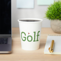 GOLF met Mok van een lagstick-koffie