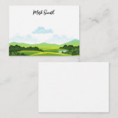 Golf met naam voor golfer Note Card Notitiekaartje (Voorkant / Achterkant)