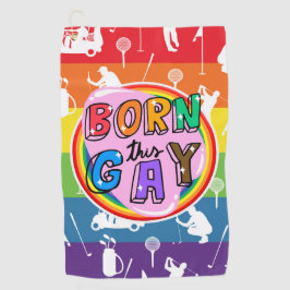 Golf met Pride: Regenboog Golfhanddoek