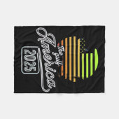 Golf Mexico Amerikaanse vlag Golf van Amerika Oost Fleece Deken (Voorkant (Horizontaal))