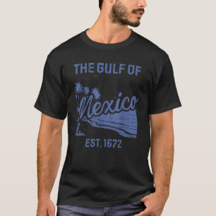 Golf Mexico Est 1672 Vintage Strandvakantie Mannen T-shirt