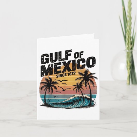 Golf Mexico, Golf van Amerika EST 2025 Kaart (Voorkant)