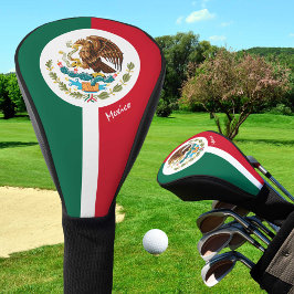 Golf Mexico & Mexicaanse vlag/Golf Clubs Hoesjes Golfheadcover