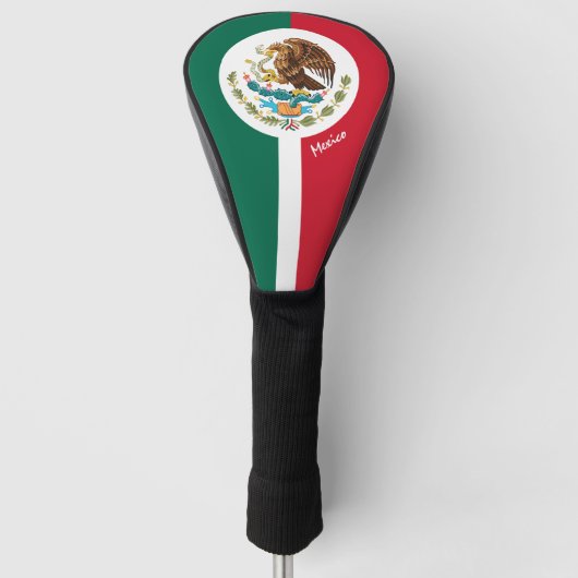 Golf Mexico & Mexicaanse vlag/Golf Clubs Hoesjes Golfheadcover (Voorkant)