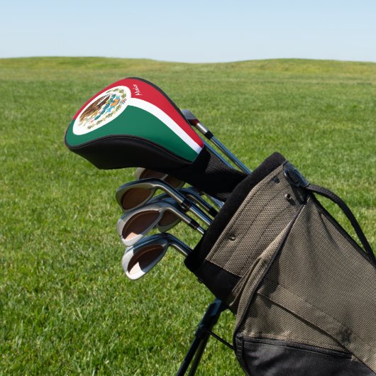 Golf Mexico & Mexicaanse vlag/Golf Clubs Hoesjes Golfheadcover (Insitu)