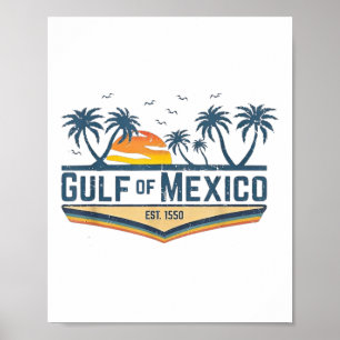 Golf Mexico Shirt Golf van Amerika 2025 Vlag Mex Poster