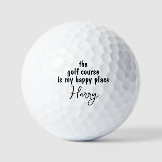 Golf Mijn Geluk thema Golf Ballen (Voorkant)