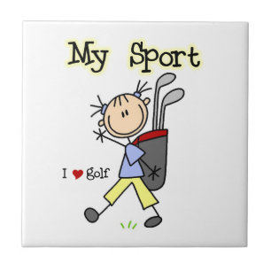 Golf Mijn Sport Tegeltje