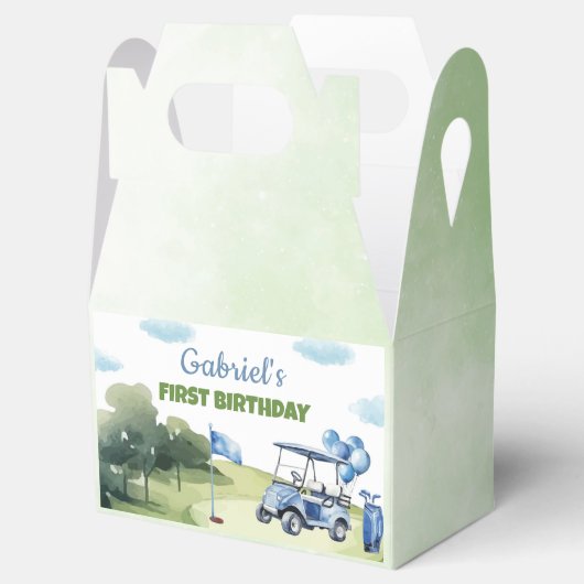 Golf Mini Thema Jongen Verjaardagsfeestje Favor Bo Bedankdoosjes (Geopend)