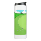 Golf Missed Putt Cartoon - Funny Thermosbeker (Gedraaid links)