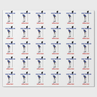 Golf Mode ON: Swing First | Funny Golfer Graphic T Cadeaupapier