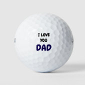 Golf modern ik hou van je vader golfballen (Voorkant)