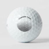 Golf modern typografie initiaal monogram elegant golfballen (Voorkant)