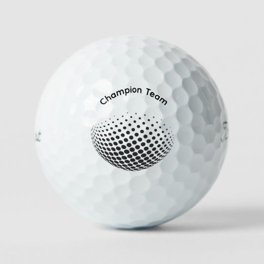 Golf modern typografie initiaal monogram elegant golfballen (Voorkant)