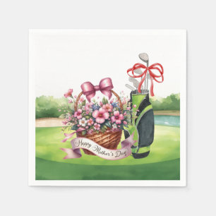 Golf Moederdag bloemstuk Servet