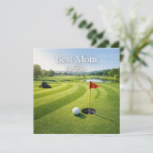 Golf Moederdagkaart voor mama Kaart (Staand voorkant)