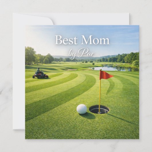Golf Moederdagkaart voor mama Kaart (Voorkant)