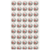 Golf Moge de baan bij u zijn Kerstman Tafelkleed (Voorkant)