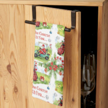 Golf Moge de baan bij u zijn Kerstman