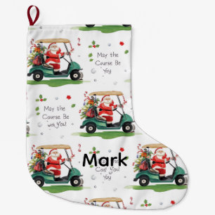 Golf Moge de baan bij u zijn met de Kerstman Grote Kerstsok