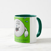 Golf Mok heeft een golfbal met gekwetste gevoelens (Voorkant rechts)