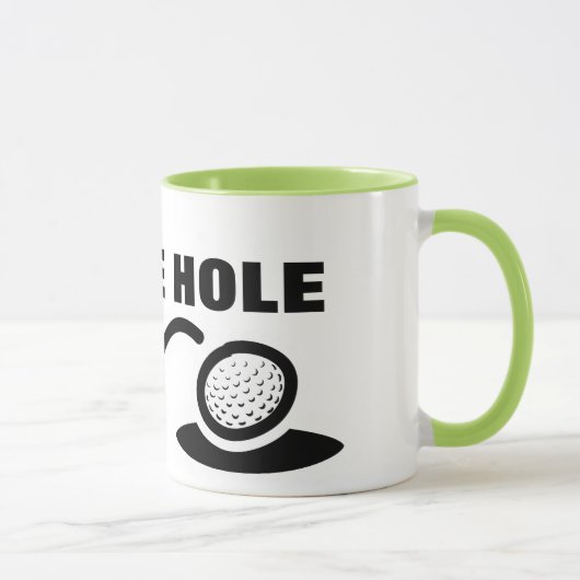 Golf mok humor | Koffiegat (Rechts)