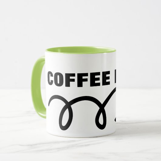 Golf mok humor | Koffiegat (Voorkant links)