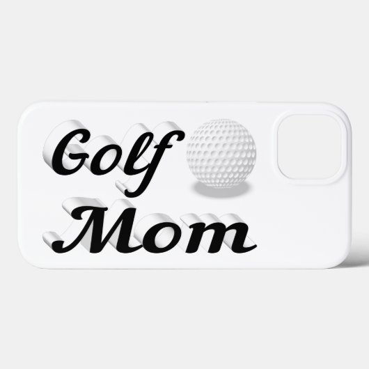 Golf Mom  iPhone Case (Achterkant (horizontaal))