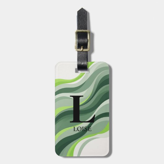 Golf Monogram Bagage Label (Voorkant verticaal)