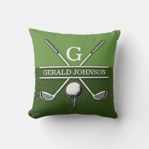 Golf Monogram Design Sierkussen