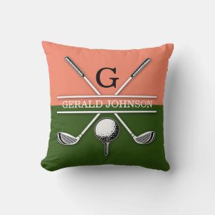Golf Monogram Design Sierkussen