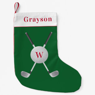 Golf Monogram Kleine kerststaart Kerstsok