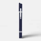 Golf Monogram Pro Golfer Modern Sportblauwe Kute Case-Mate iPhone Case (Achterkant / Links)