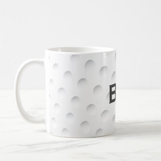 Golf Monogram sluiten Koffiemok (Links)