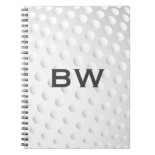 Golf Monogram sluiten Notitieboek