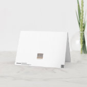 Golf Monogrammed Voor Hem Golfer Grijs Zwart Custo Notitiekaartje (Achterkant)