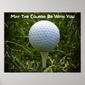 Golf Motivatie Poster! Poster (Voorkant)