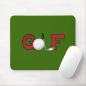 Golf-mousepad-2 Muismat (Met muis)
