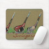 Golf Mousepad Muismat (Met muis)