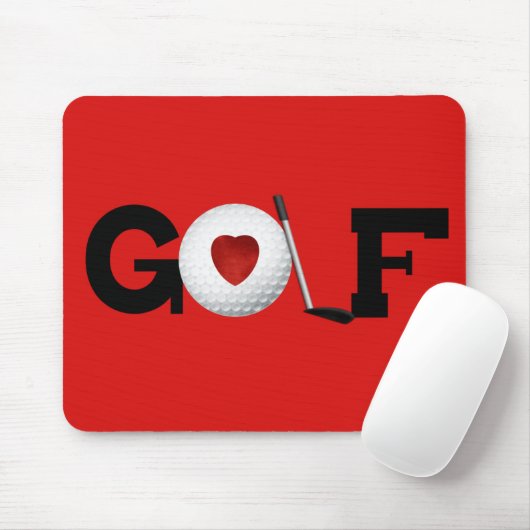 Golf Mousepad Muismat (Met muis)