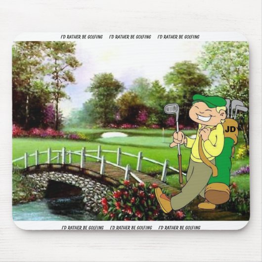 Golf Mousepad Muismat (Voorkant)