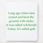 Golf Mousepad Muismat (Voorkant)