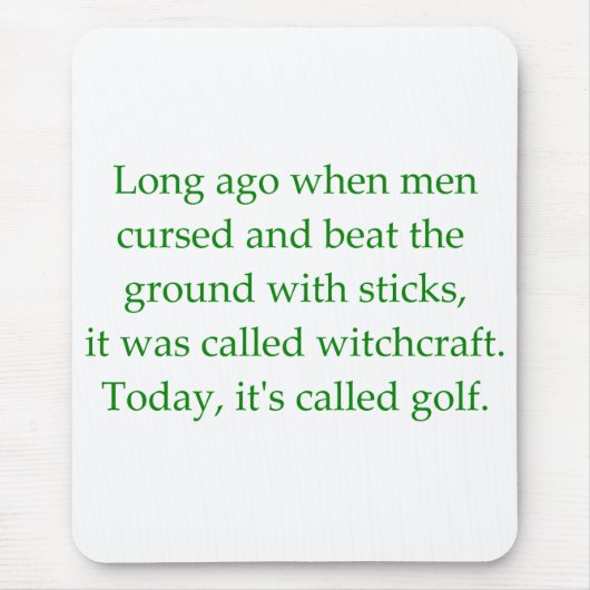 Golf Mousepad Muismat (Voorkant)