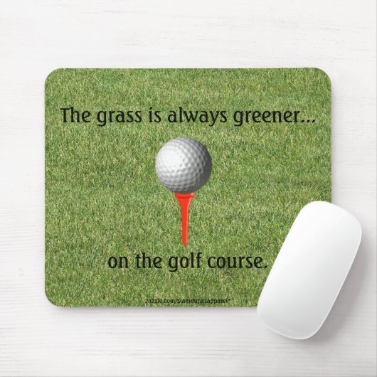 Golf mousepad muismat (Met muis)