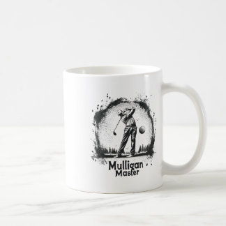 Golf Mulligan Master Graphic T - shirts voor manne Koffiemok