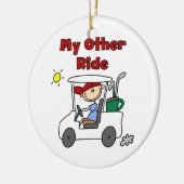 Golf My Other Ride Keramisch Ornament (Links)