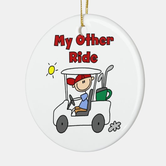 Golf My Other Ride Keramisch Ornament (Links)